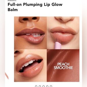 New! Buxom Unisex 0.07Oz Peach Smoothie Full-On Lip Glow Balm